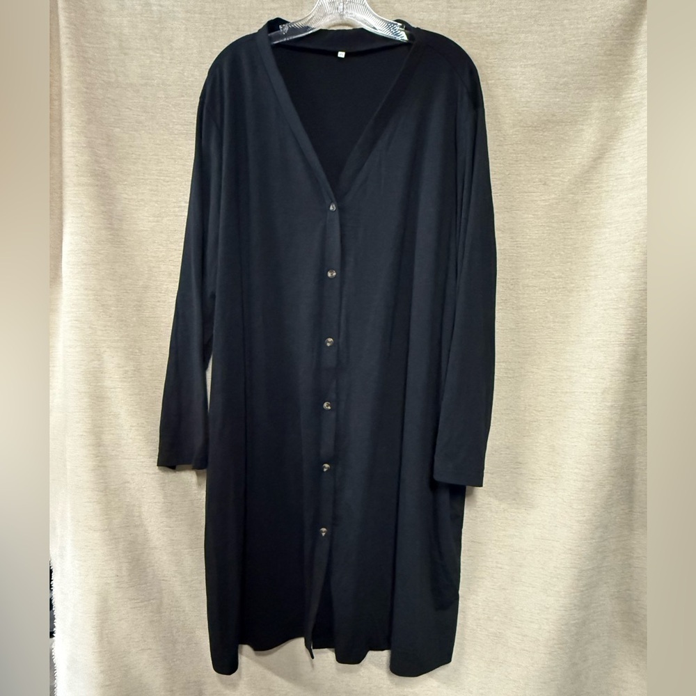 Elegant Black Long Sleeve Dress